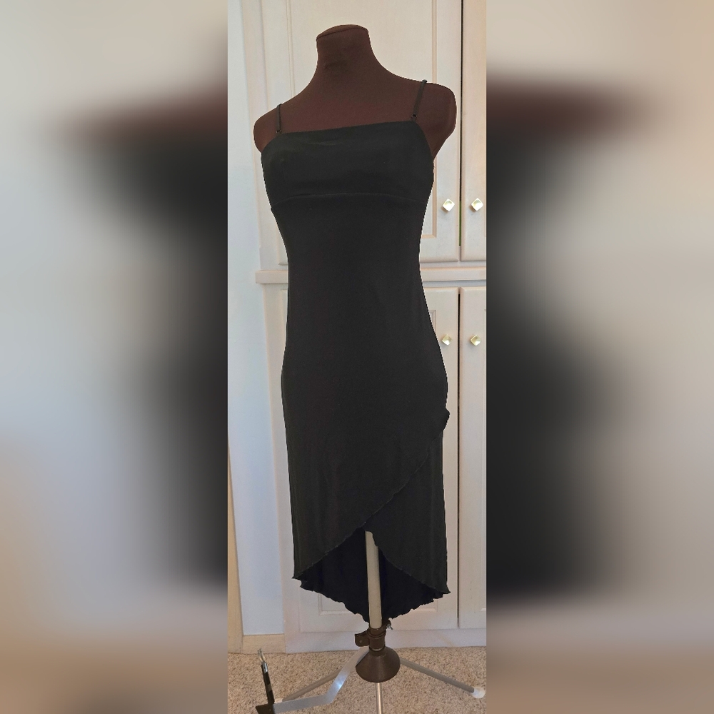 🩷Y2K City Triangles Black Dress Size Small Juniors